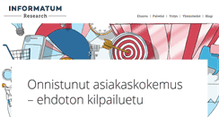 Desktop Screenshot of informatumresearch.fi